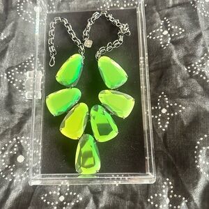 Kendra Scott Green Statement Necklace